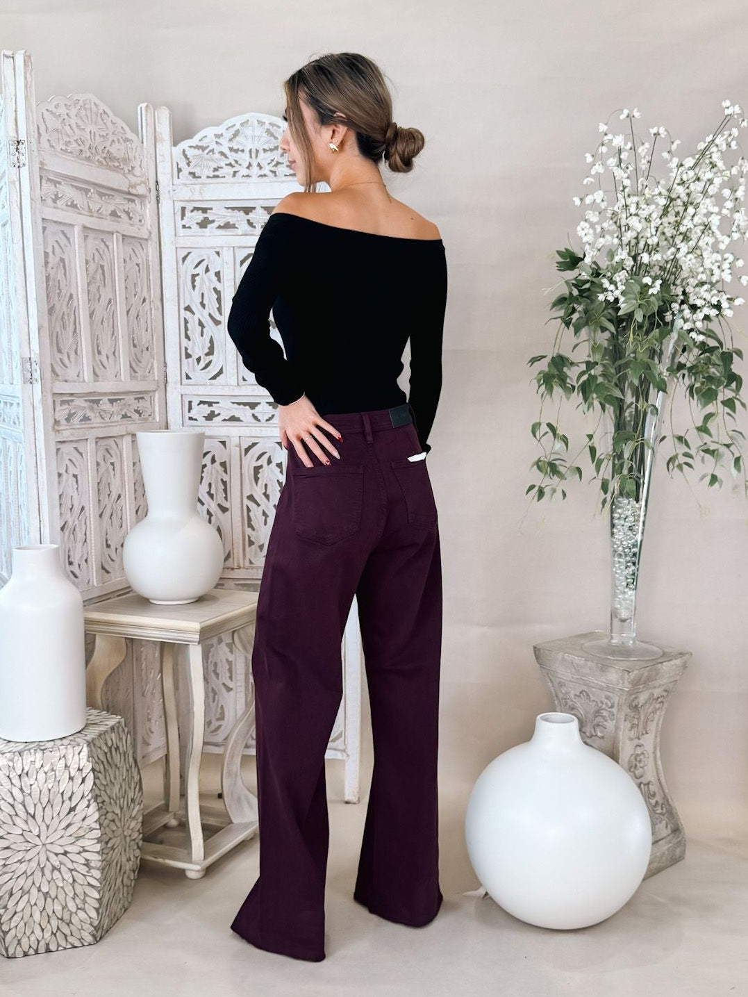 Pistola Penny High Rise Wide Leg