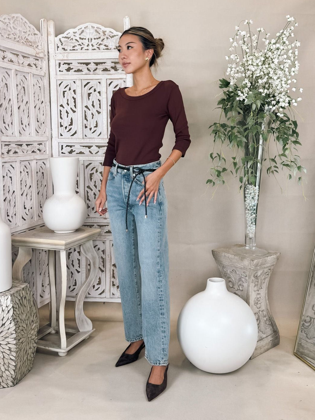 Frame The Vertical Crop Jean