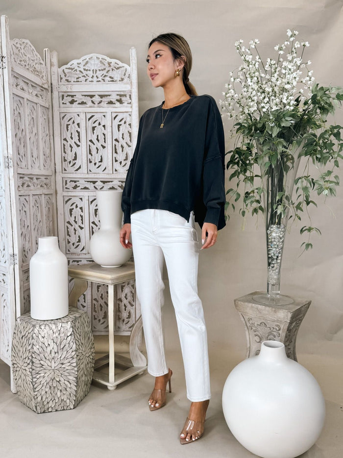 Elan Oversized Crewneck Top