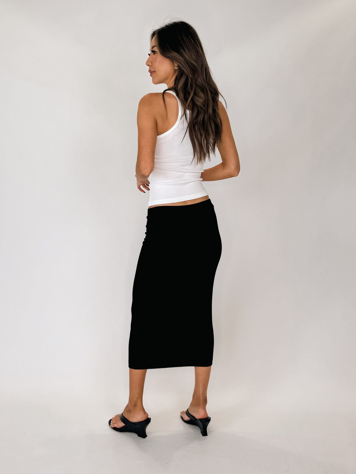 Enza Costa Cotton Rib Cami Tank