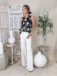 Go Silk Go Boho Surplus Blouse