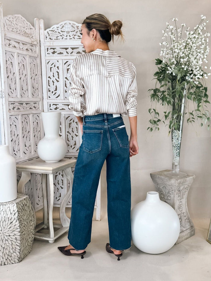 Pistola Lana Crop High Rise Ultra Wide Leg