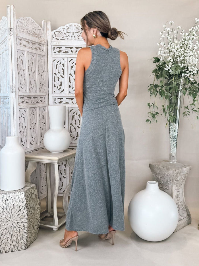 perfectwhitetee Liza Slub Jersey Skirt