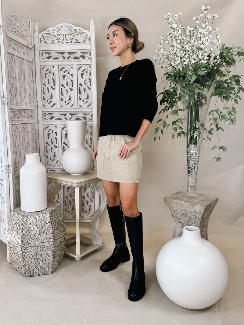 Rails Cotton Cashmere Long Sleeve Tee