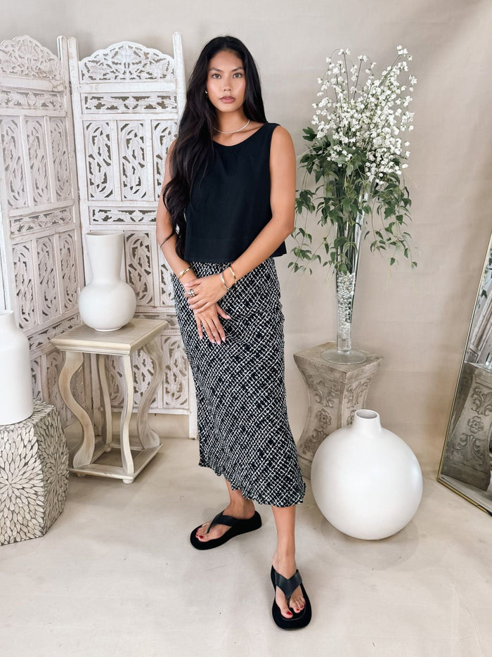 Bella Dahl S/L Boat Neck Split Back Top