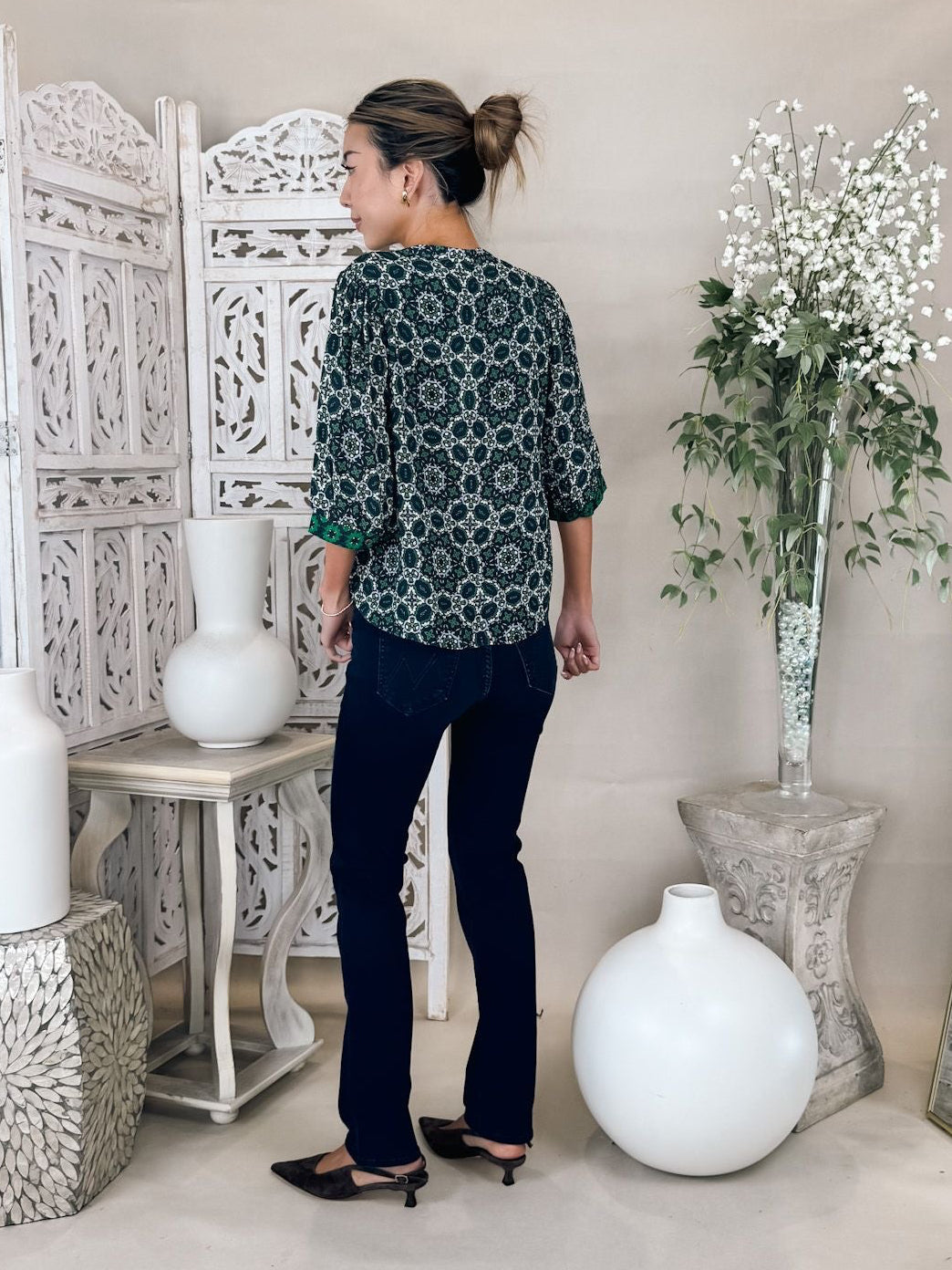 Mother The Mid Rise Dazzler Ankle Jean