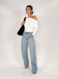 aligrace Tilt Barrel Jean