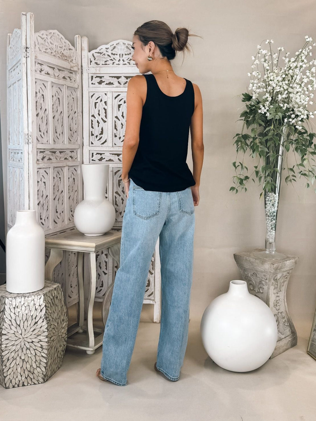 Enza Costa Supima Cotton Easy Tank