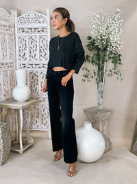 Mother The Mid Rise Rambler Zip Flood