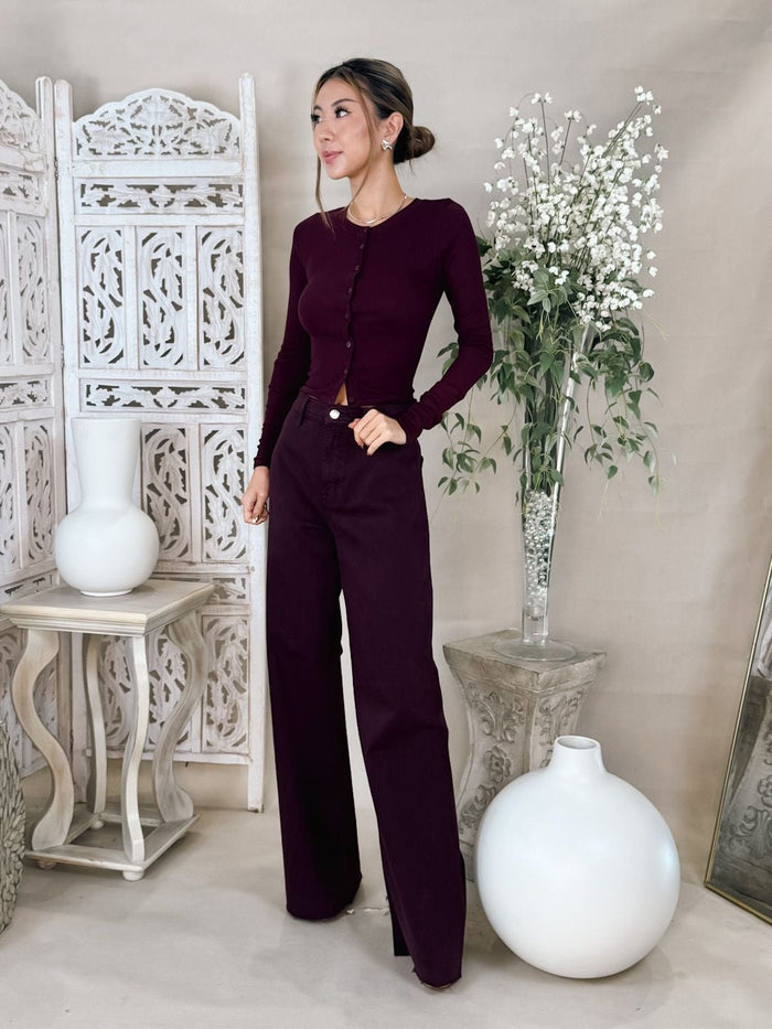 Enza Costa Silk Rib Essential Cardigan