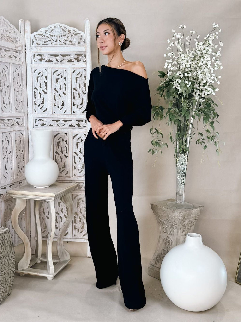 Enza Costa Cashmere Drawcord Pant