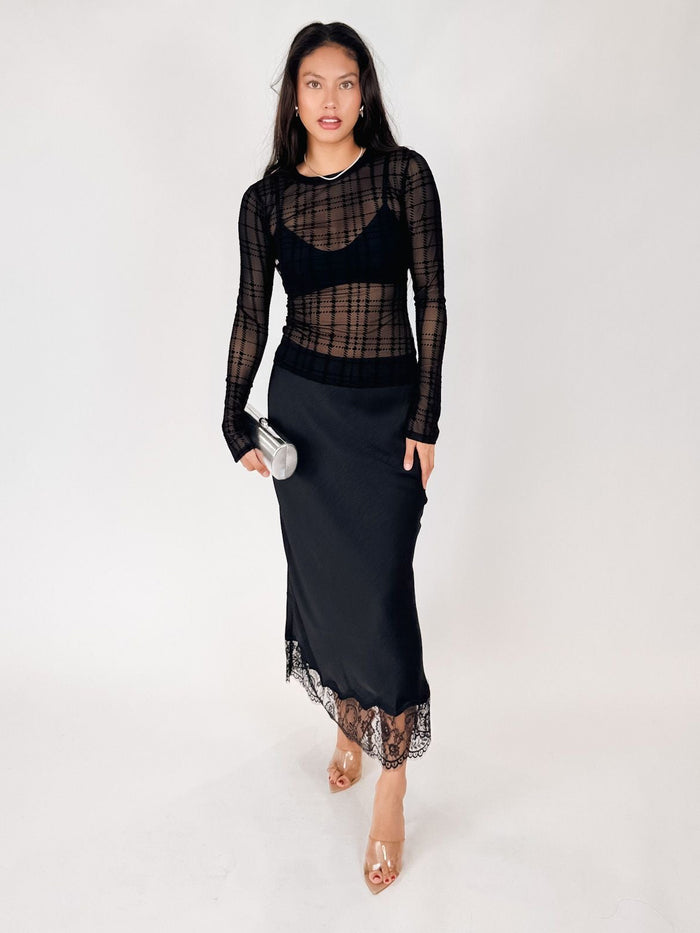 NIA Fox Mesh Top