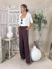 Perfectwhitetee Kelsey Sweater Rib L/S Cardigan