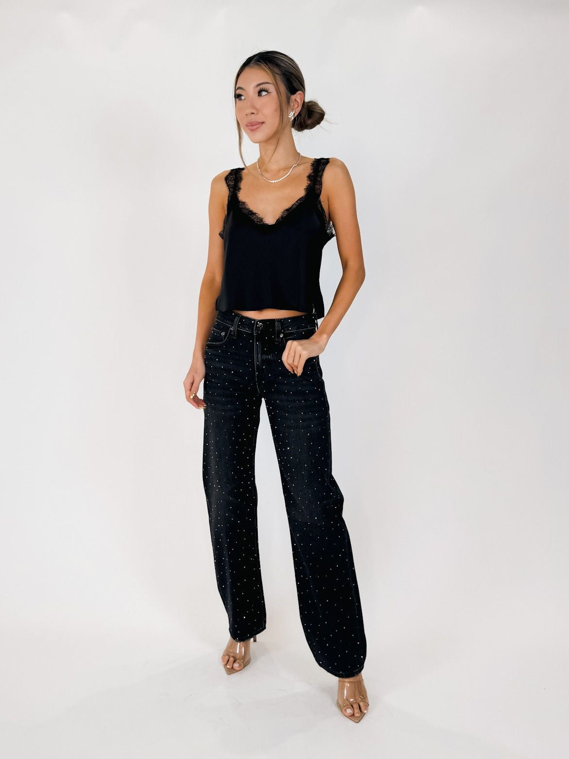 Z Supply Uma Lace Satin Cami