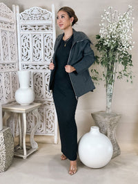 Stillwater Rib L/S Maxi Dress