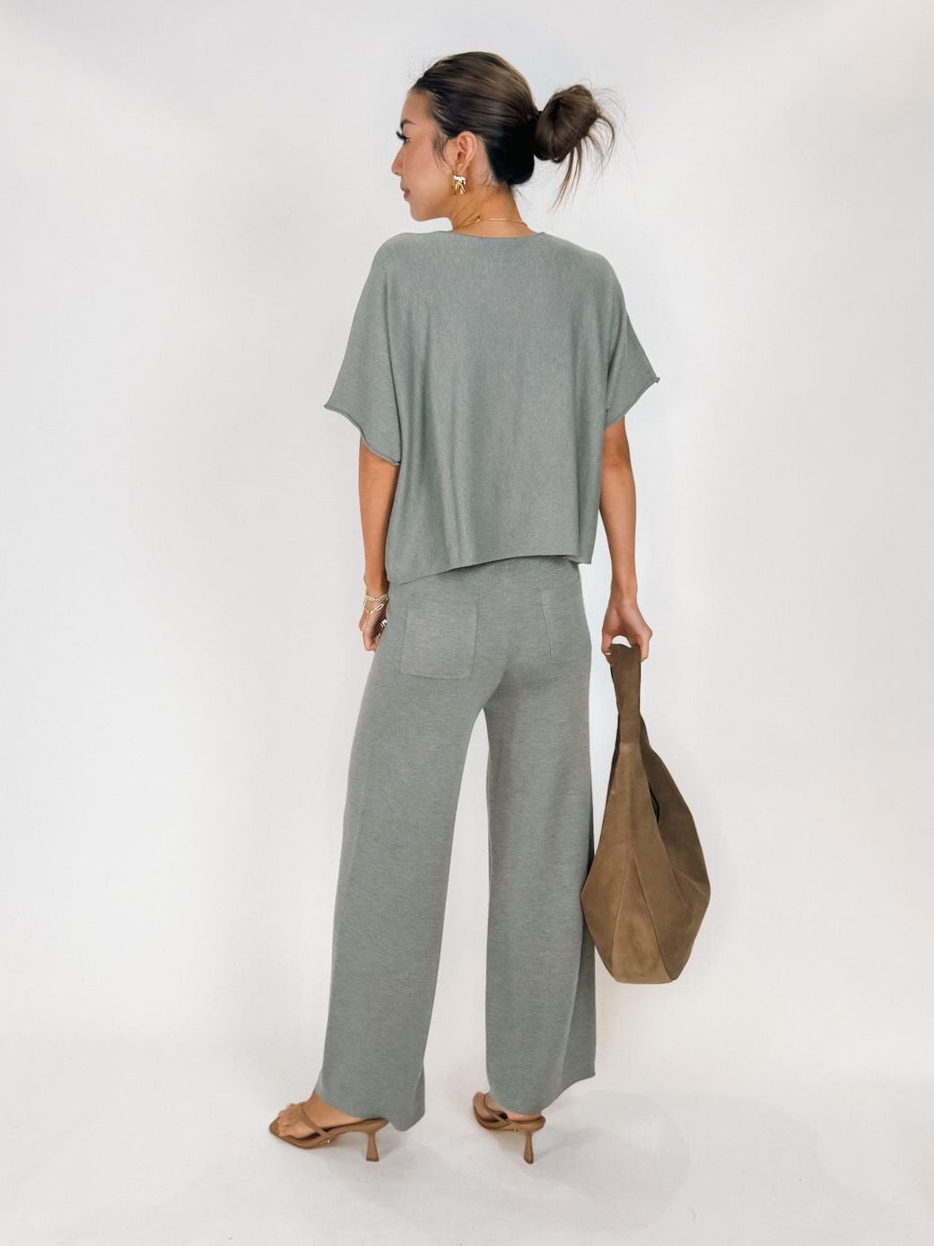 Splendid Christa Crop Sweater Pant