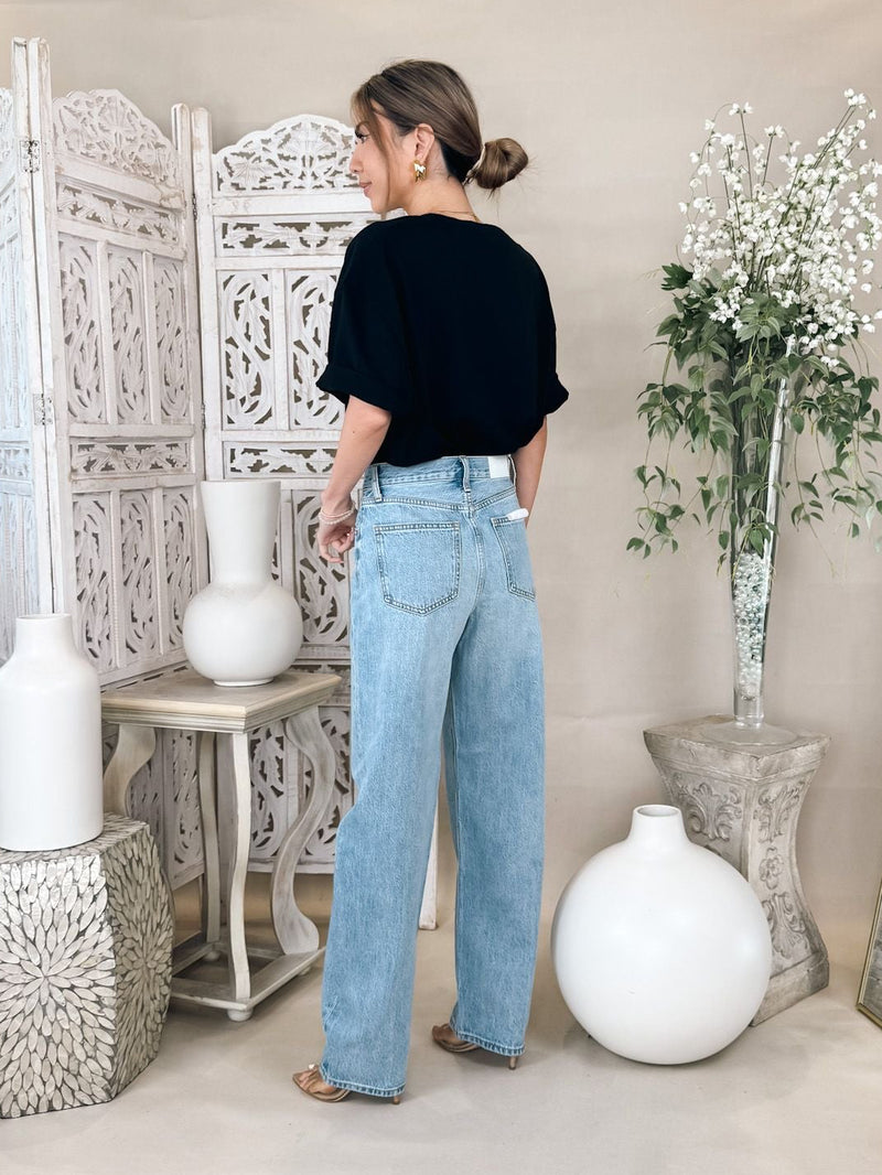 Pistola Wes High Rise Barrel Jean