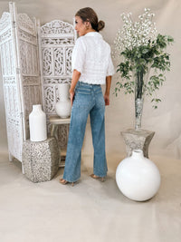 Karina Grimaldi Malaga Embroidered Shirt