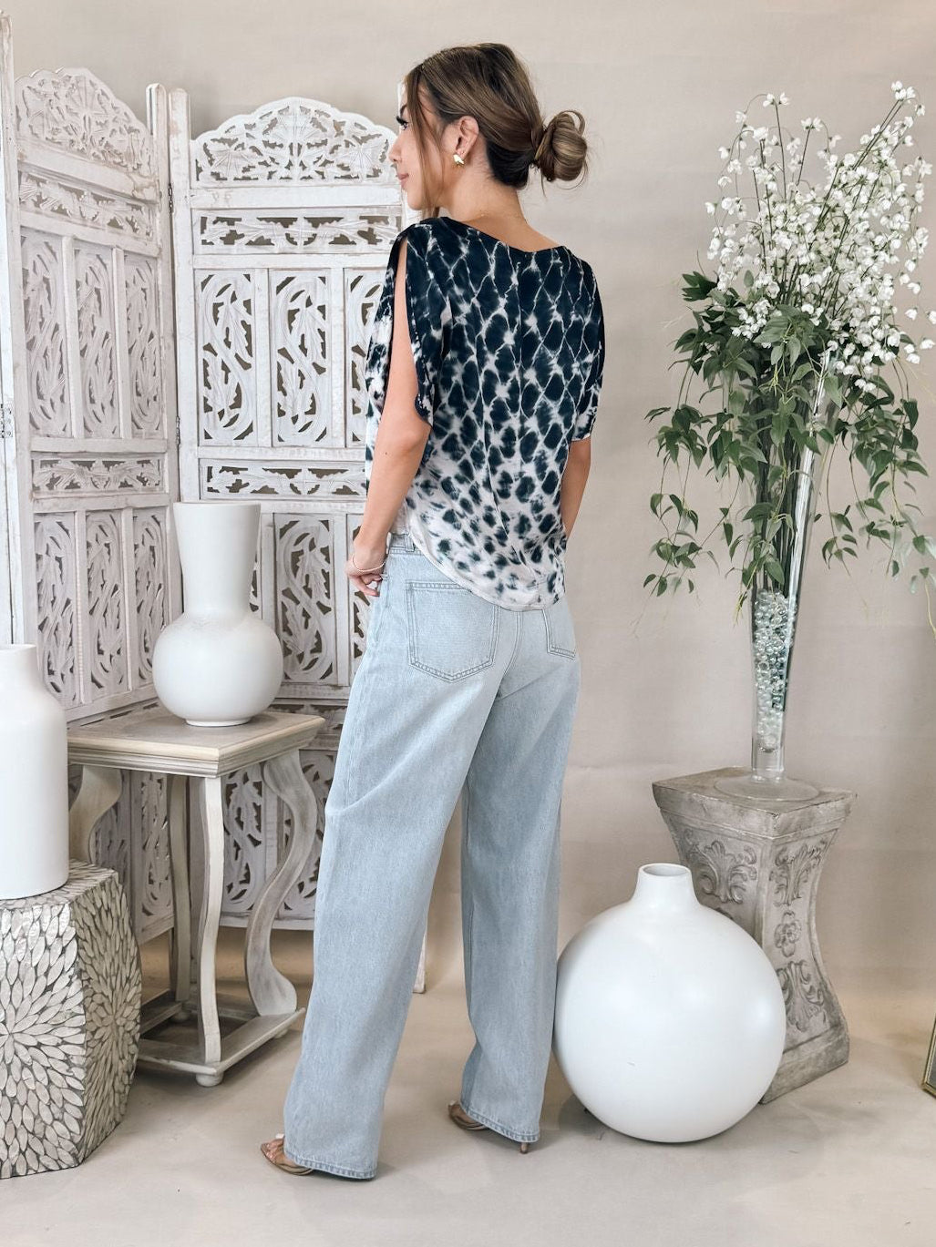 Pistola Wes High Rise Barrel Jean