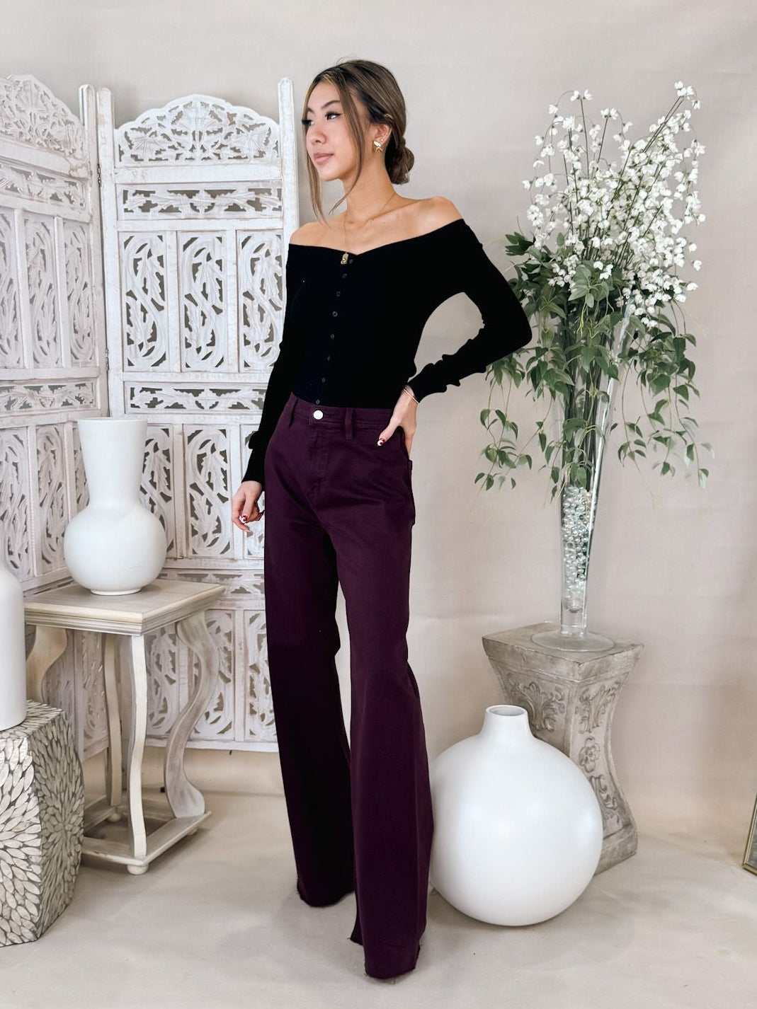Pistola Penny High Rise Wide Leg