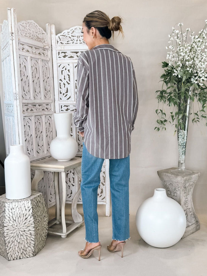 Z Supply Seaport Striped Shirt