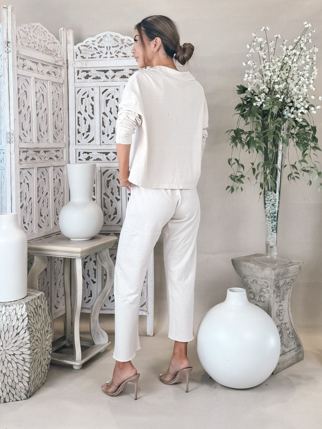 perfectwhitetee Alison Tennessee Jersey Collard Shirt