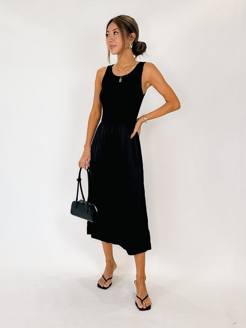 Michael Stars Bridgette Media Tank Midi Dress Michael Stars Bridgette Media Tank Midi Dress