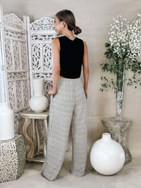 Dress To Clothing Geometric Linen Blouse