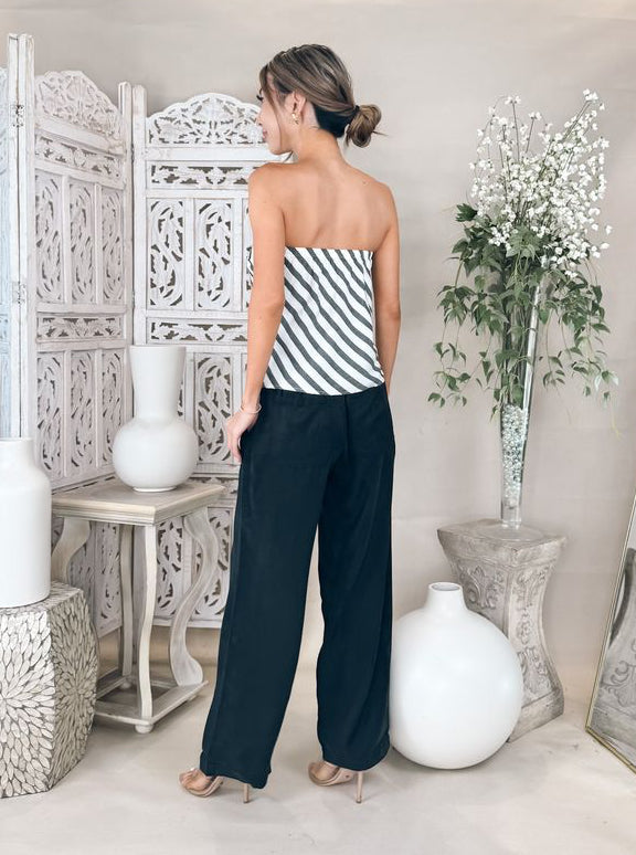 Bella Dahl Bias Strapless Top