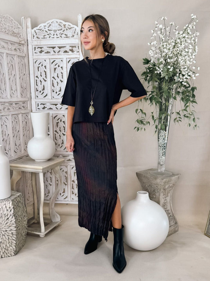 Enza Costa S/S Supima Structured Tee