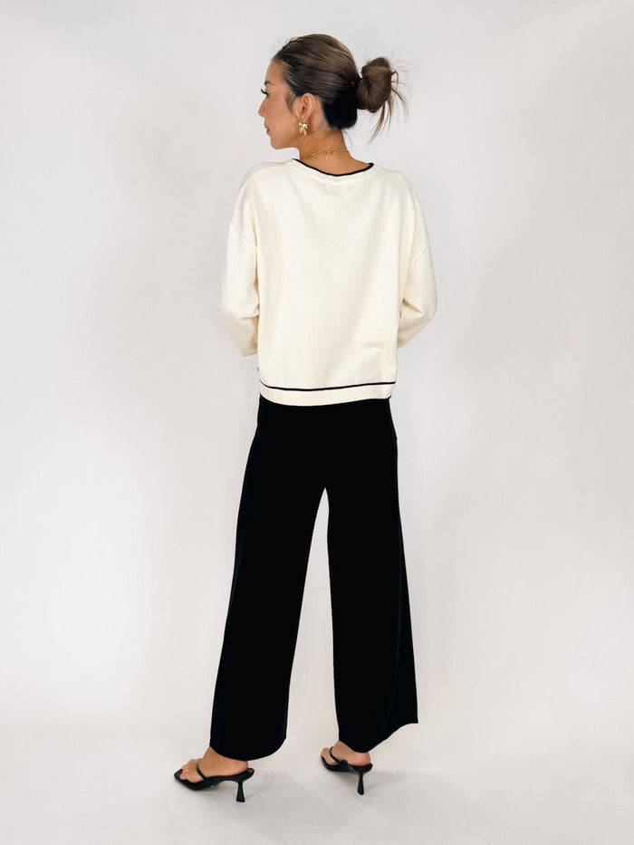 Splendid Christa Crop Sweater Pant