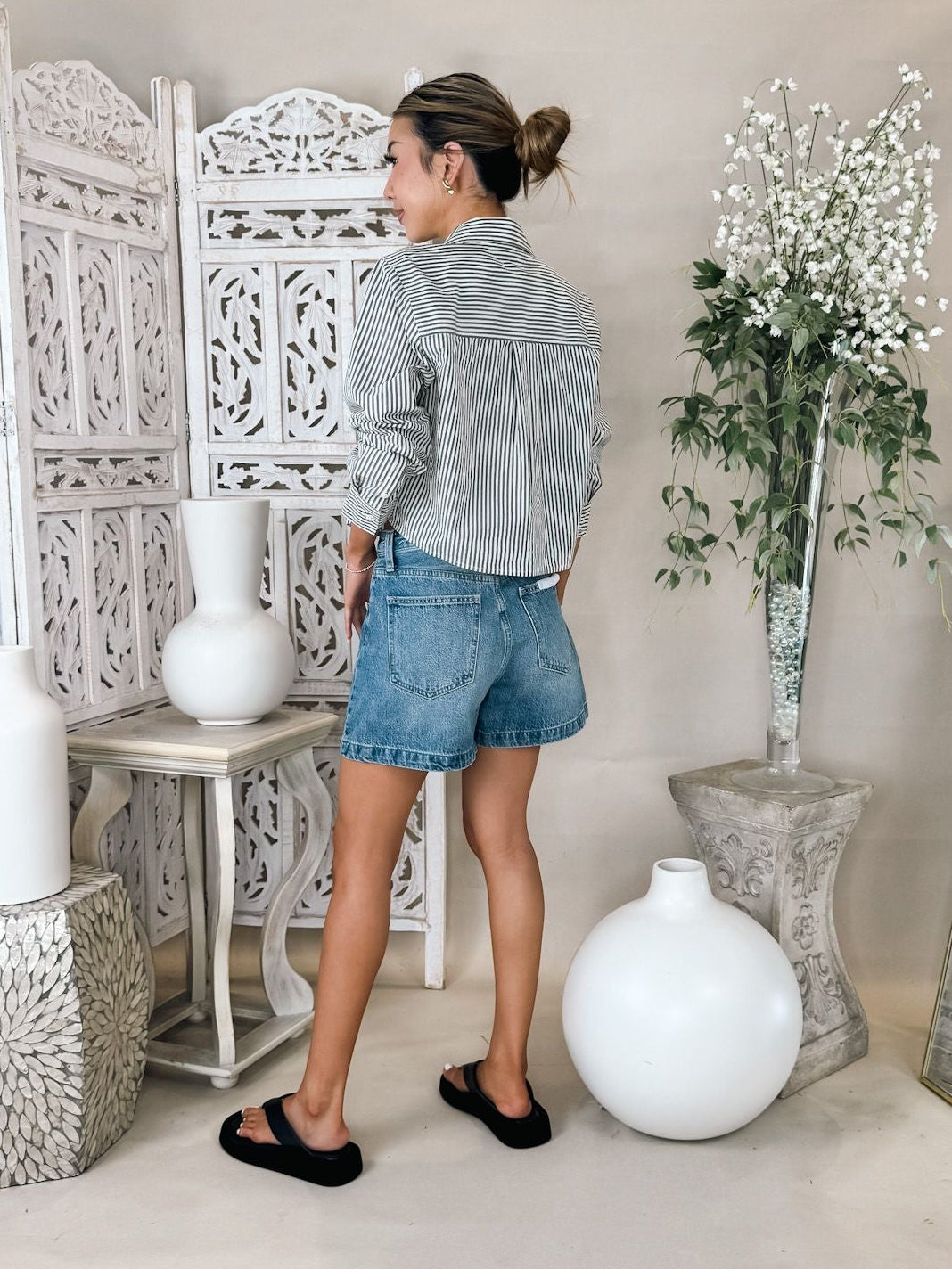 Pistola Saige High Rise A-Line Short