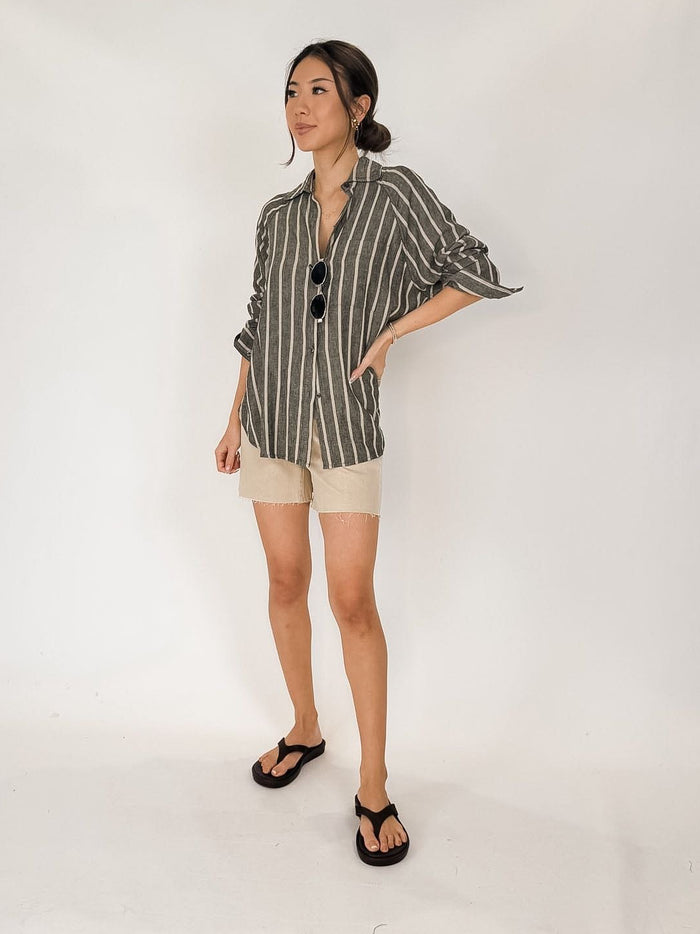 Pistola Kennedy Relaxed Mid Rise Cut Off Short