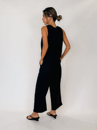 Rails Emmie Crop Pant Black Linen