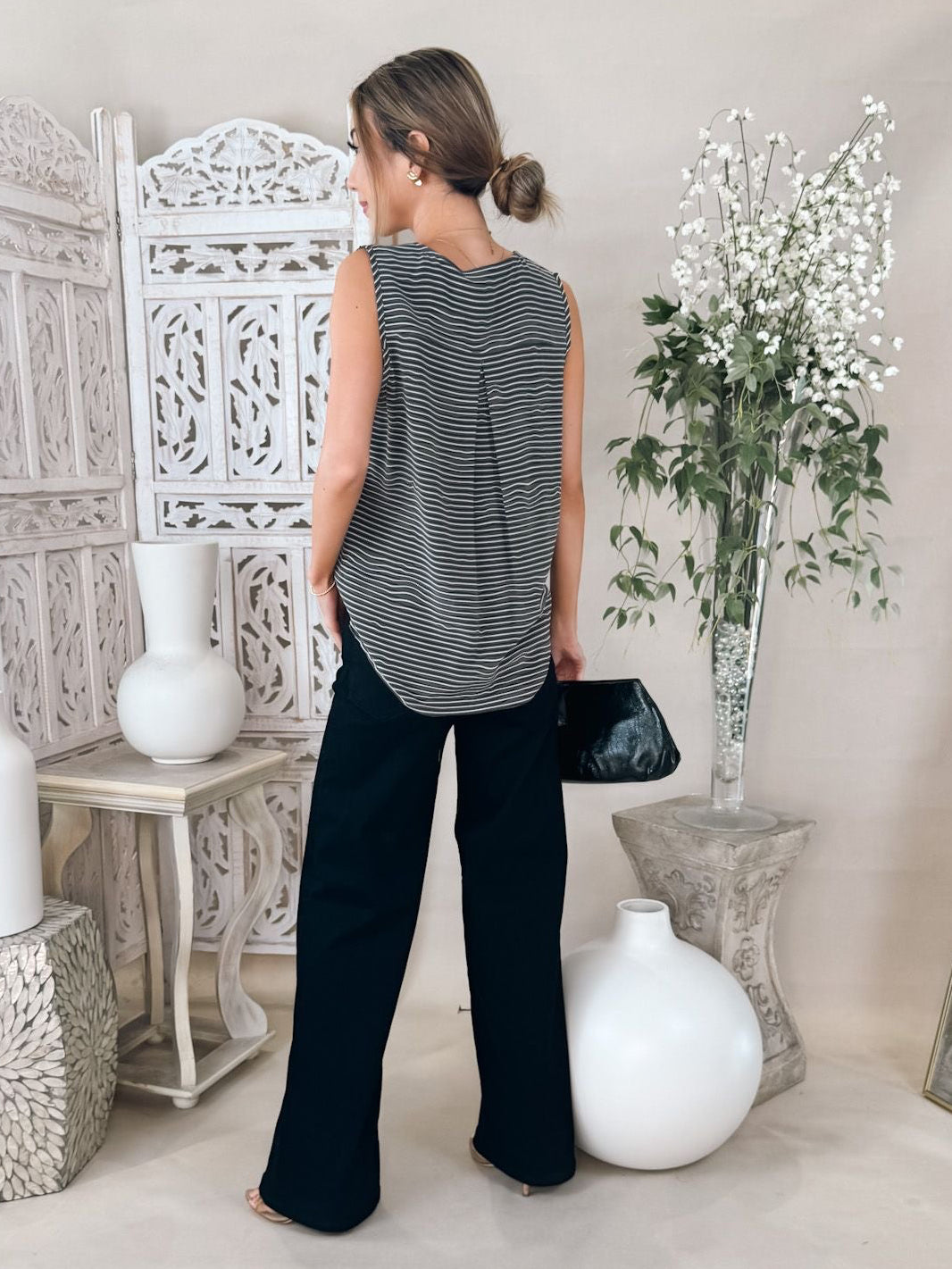 Go Silk Go Off The Chain Shell Top