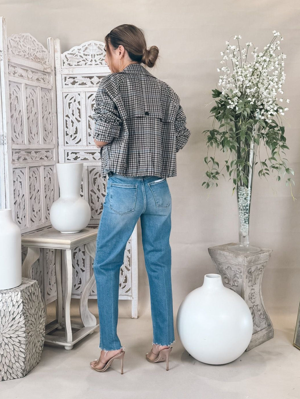 Vir Vita Aurelia Square Neck Top