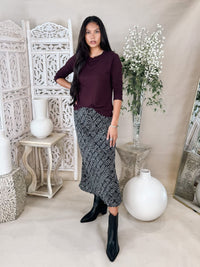 Bella Dahl Bias Skirt With Tie