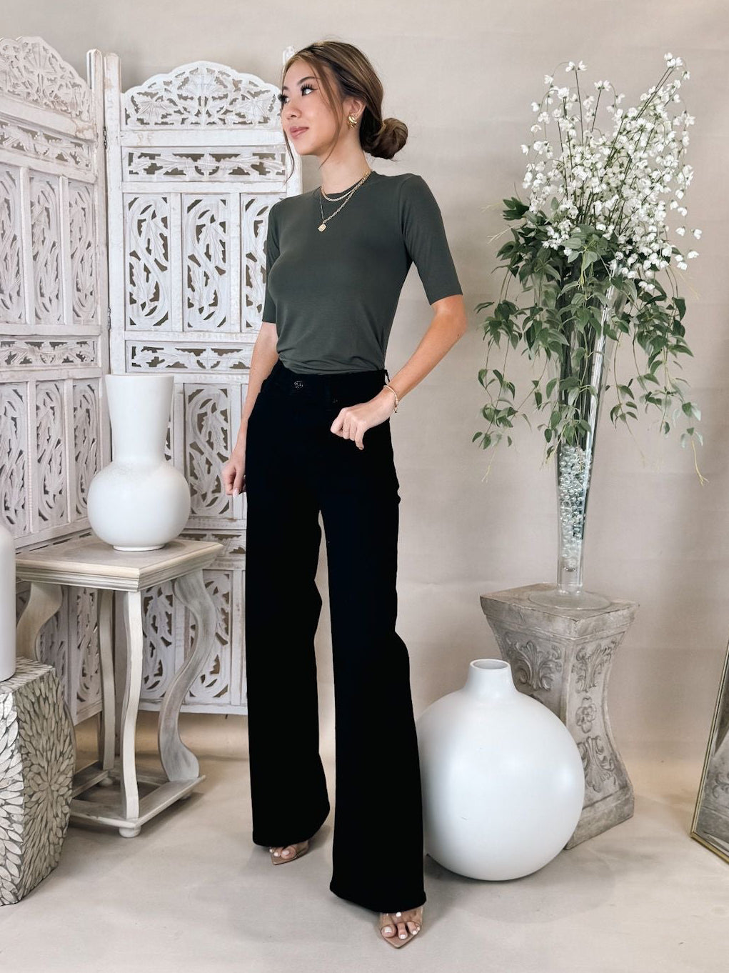 Splendid Bamboo Quarter Sleeve Tee