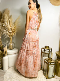 KIVARI Alicia Halterneck Maxi Dress